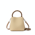 Beige Bucket Bag - Front