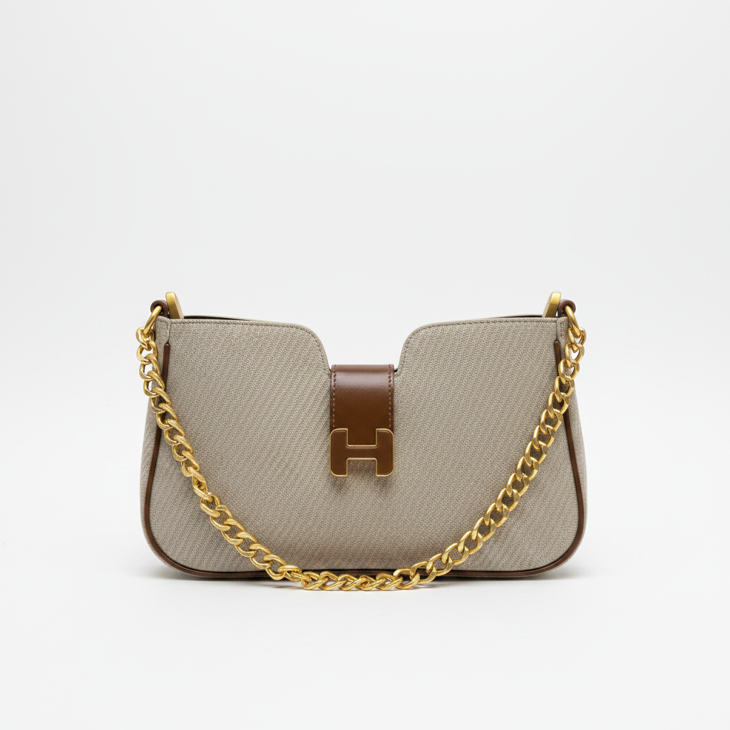 Canvas Chain Bag Front