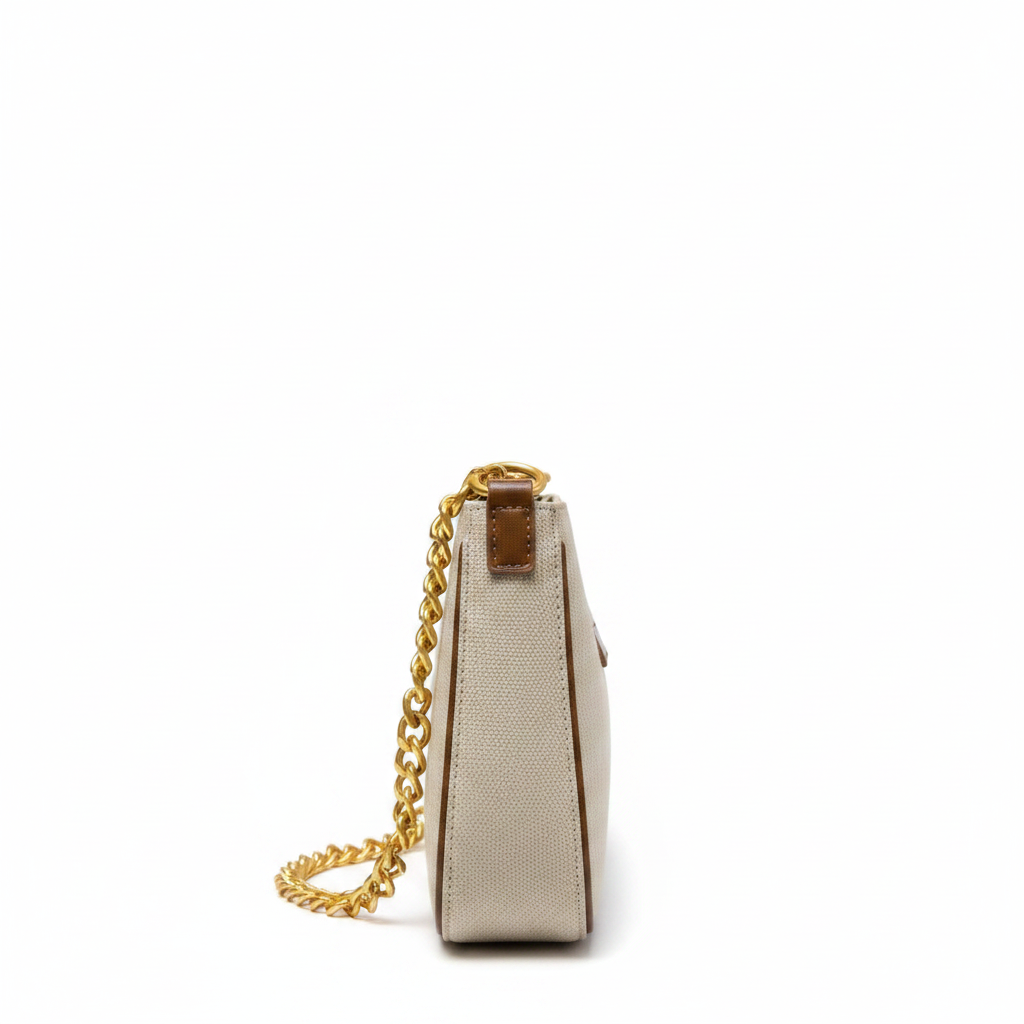 Canvas Chain Bag Side