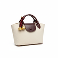 Canvas Mini Tote - White Background