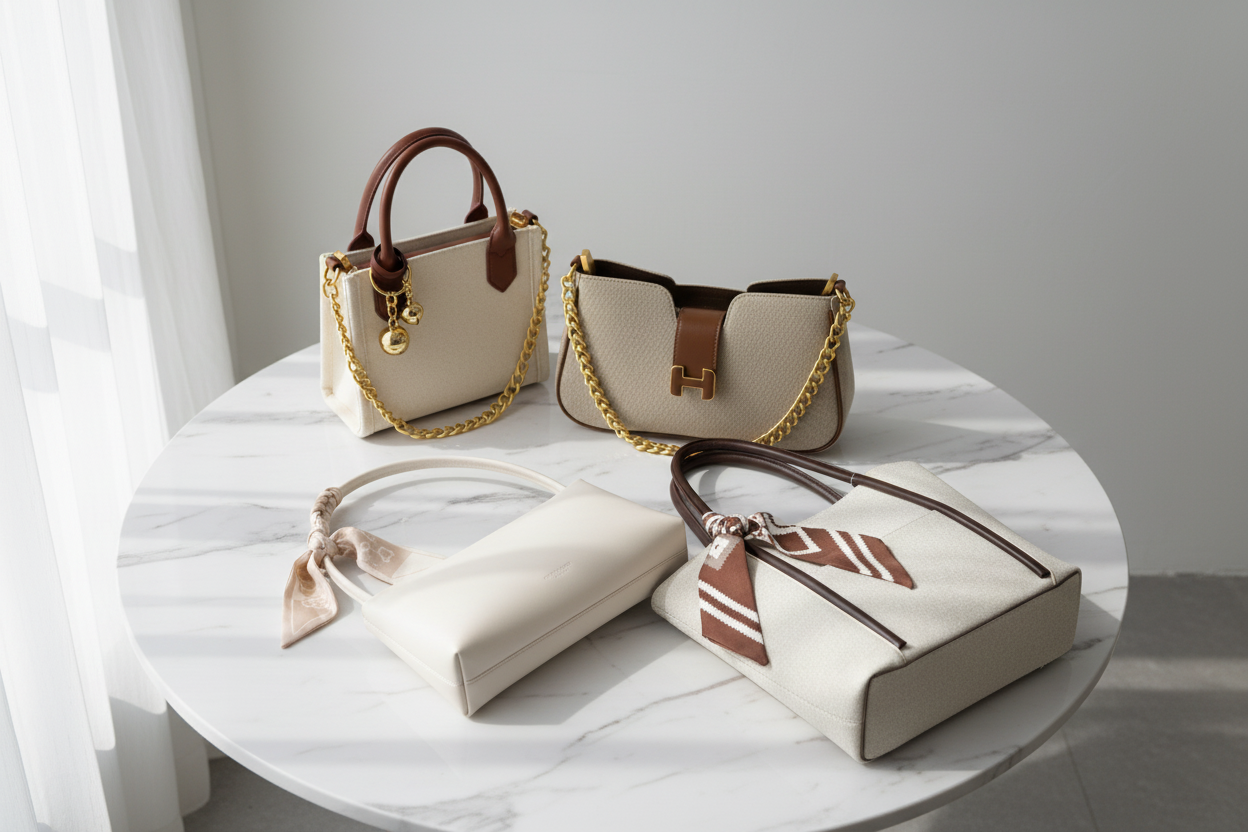 Zaval Collections - Elegant Bag Flatlay